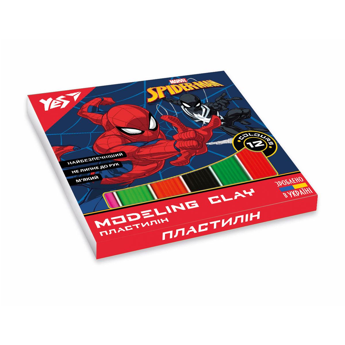 Пластилин YES Marvel Spiderman (540598)