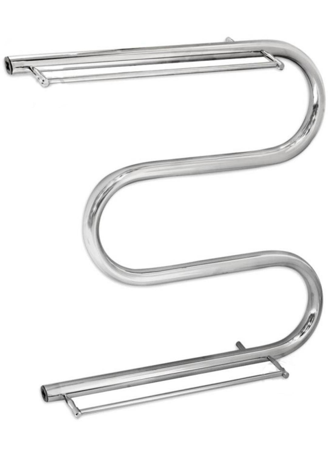 Полотенцесушитель Mario/Змейка 30 и полочки 530х500/500 мм Хром (meg530)