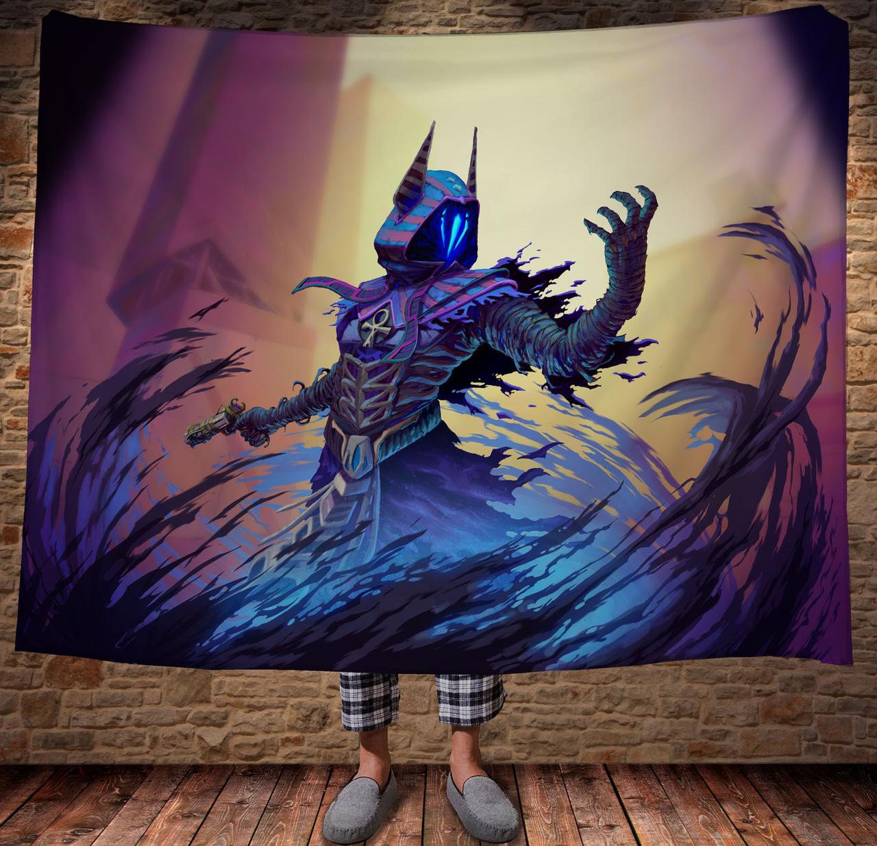 Плед с 3D принтом Valorant Omen Egypt Skin 150х200 см (epi_0355)