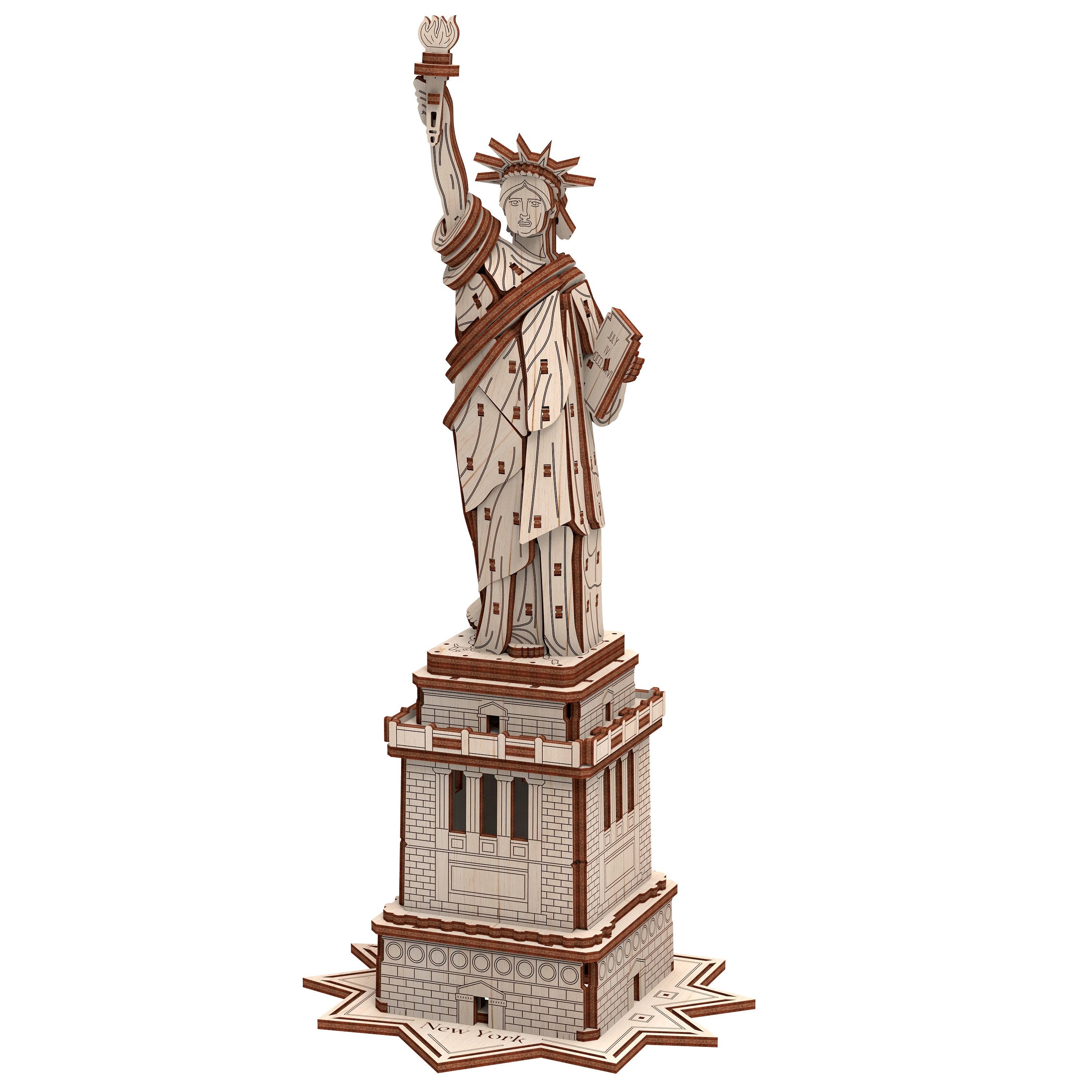 Конструктор деревянный Mr.Playwood Статуя Свободы (10413) Конструктор деревянный Mr.Playwood Статуя Свободы (10413)