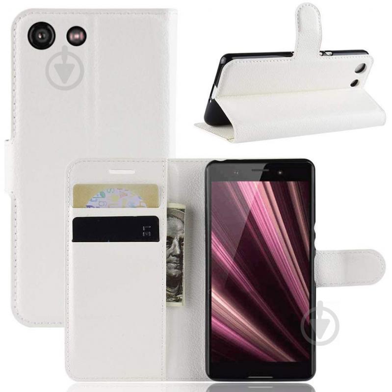 Чехол-книжка Litchie Wallet для Sony Xperia Ace / XZ4 Compact White (hub_gddH88609) - фото 2