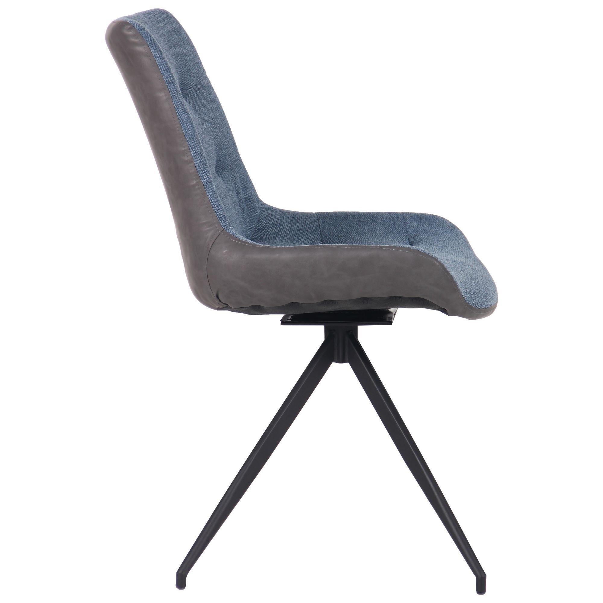 Стул поворотный AMF Aurora Черный/Меланж океан (545805) - фото 2 Стул поворотный AMF Aurora Черный/Меланж океан (545805) - фото 2