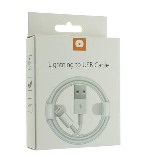 Кабель USB WUW X83 Lightning 1 м Білий - фото 2