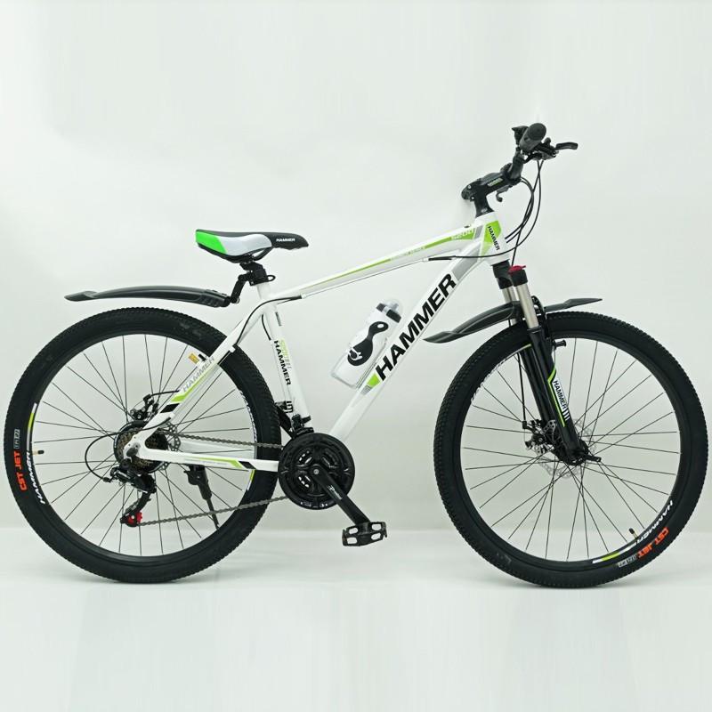 Велосипед Hammer Shimano 2023 29" Бело-зеленый (8891000008)