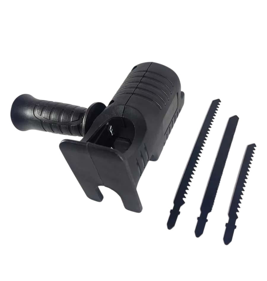 Насадка лобзик для дриля або шуруповерта SAW і 3 пилки в комплекті