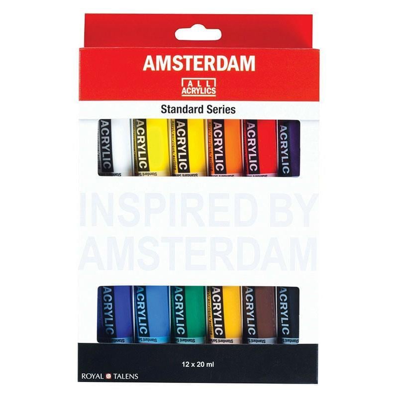 Набір акрилових фарб Amsterodam Standard 12 шт. 20 мл (Az1-8712079329327) Набір акрилових фарб Amsterodam Standard 12 шт. 20 мл (Az1-8712079329327)