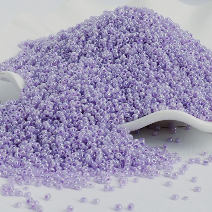 Бисер Блестящий 2 мм 50 г Лавандовый (БР0002л45)