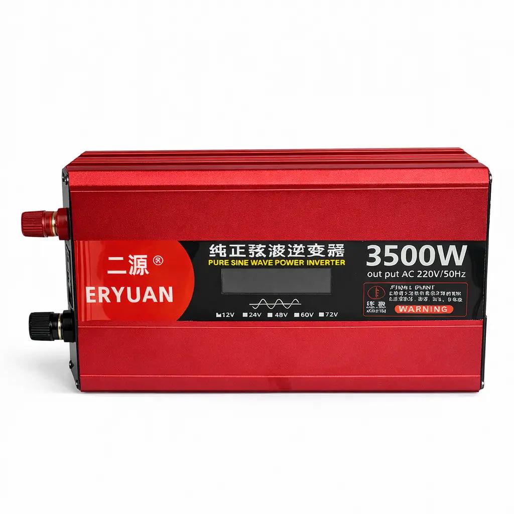 Перетворювач напруги ERYUAN MX-3500 з чистою синусоїдою 3500 Вт, інвертор 12 В → 220 В