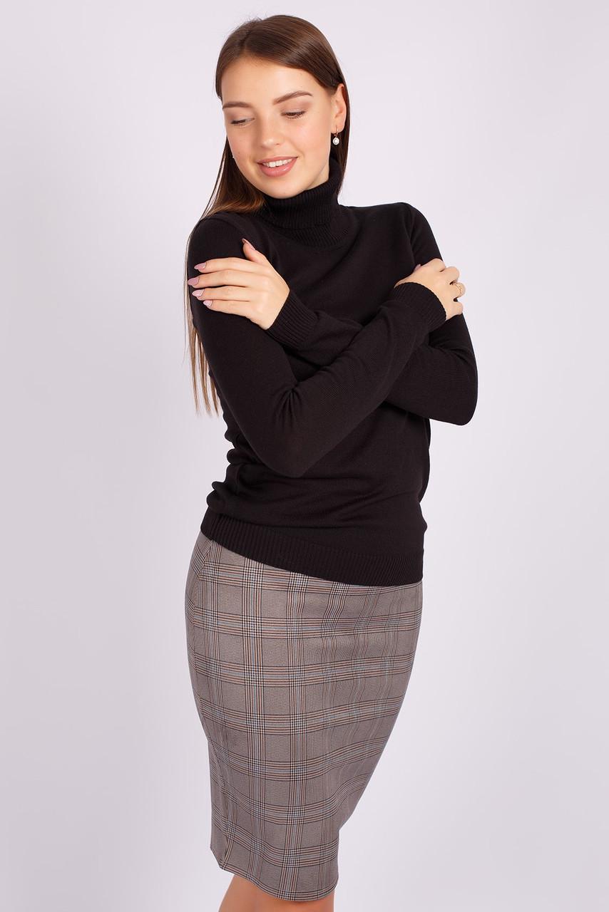 Юбка в клетку 0125-1 S Blue/Cellule - фото 2