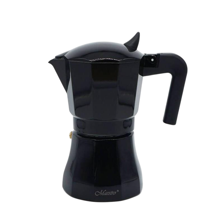 Гейзерная кофеварка алюминиевая Maestro 450 мл на 9 чашек Гейзерная кофеварка алюминиевая Maestro 450 мл на 9 чашек