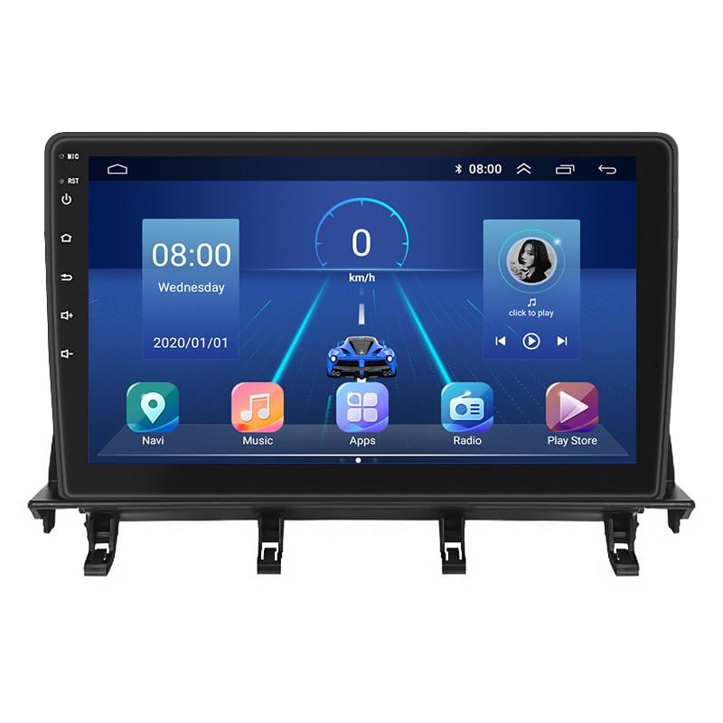 Автомагнитола штатная Lesko 4G/GPS/Wi-Fi для Mazda Demio II DY 2002-2007 6/128Gb 10" (2257531094)