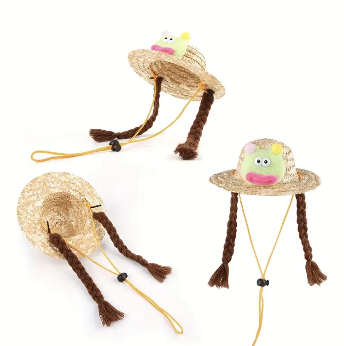 Шляпа для собак и кошек Smile соломенная S (5465465) - фото 4 Шляпа для собак и кошек Smile соломенная S (5465465) - фото 4