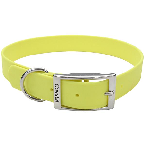 Ошейник биотановый для собак Coastal Fashion Waterproof Dog Collar (04912_YLW24)