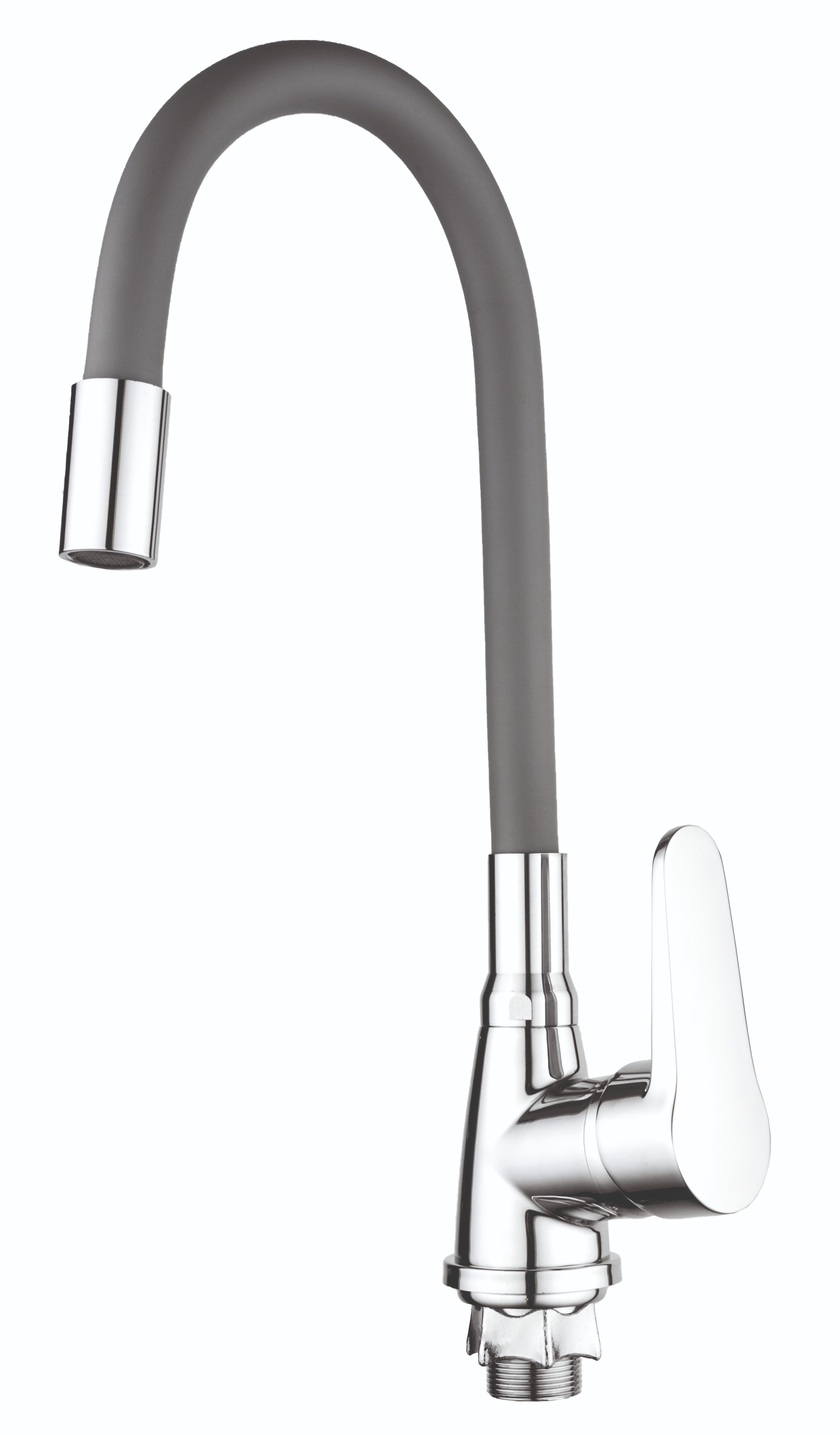 Смеситель для кухни MIXXUS Elvis 014 Nut Refl без подводки Grey (MI6307)