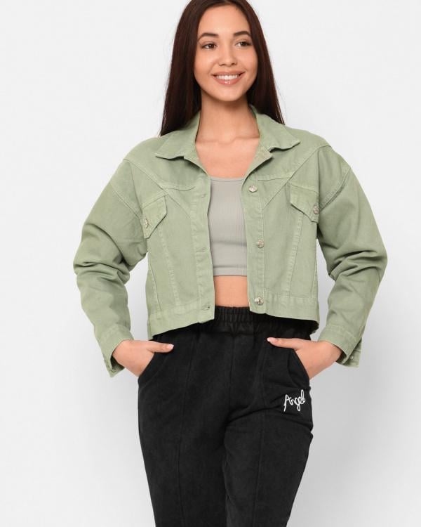 Куртка джинсовая Levure-31859-7 L Мятный (2000002404125)