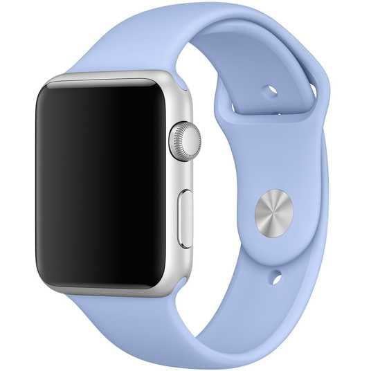Браслет силикон для Apple Watch 42 мм Голубой (000038231)