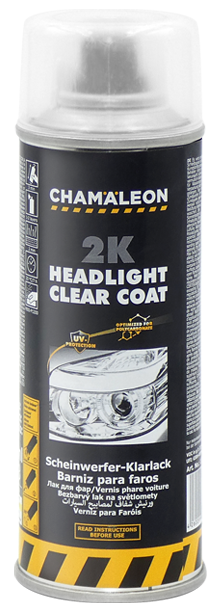 Лак для відновлення фар двокомпонентний Chamaleon Headlight Clear Coat 200 мл 2K
