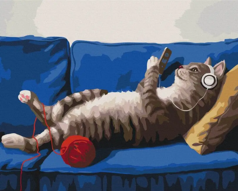 Картина по номерам Brushme Ленивое воскресенье 40x50 см (BS53481)