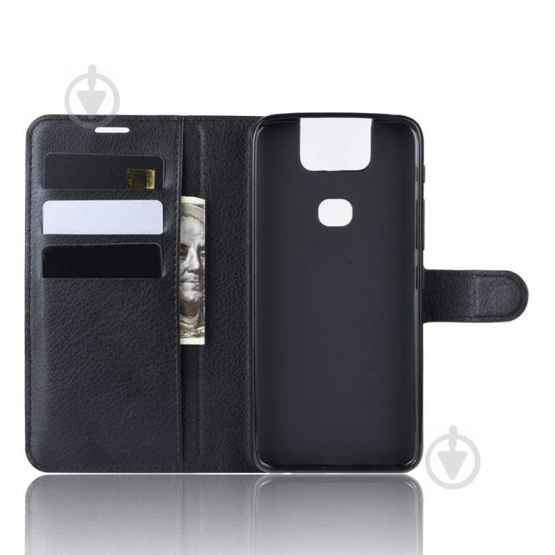 Чохол-книжка Litchie Wallet для Asus Zenfone 6 ZS630KL Black (hub_lMPx78761) - фото 4