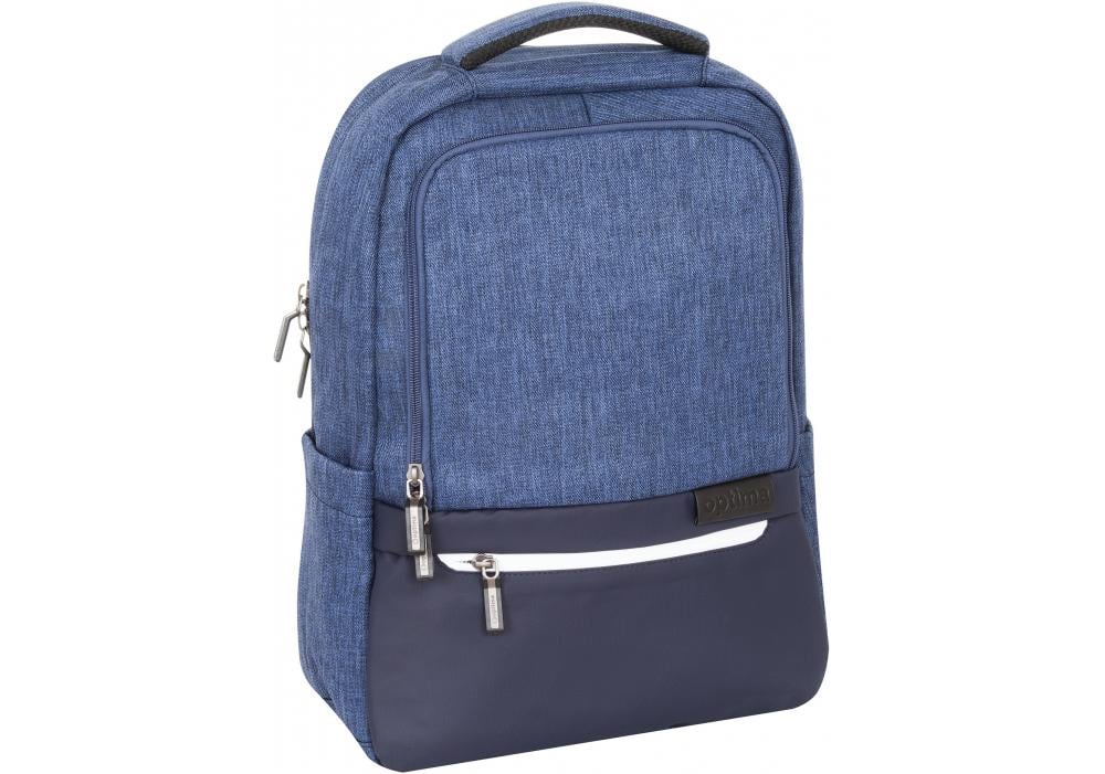 Рюкзак діловий Optima 44х29х18 см 16-25 л Синій (O97497)