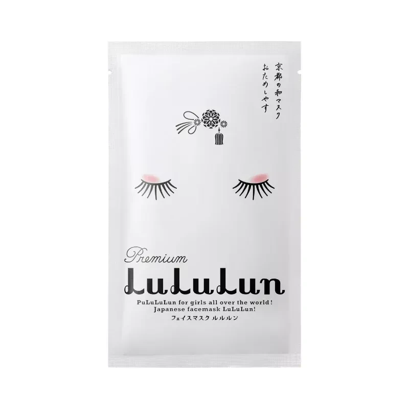 Маска для обличчя LuLuLun Premium Face Mask Kyoto Maiko зволожуюча маска з екстрактом саке та бін-цукє 1 шт. (2733567296)