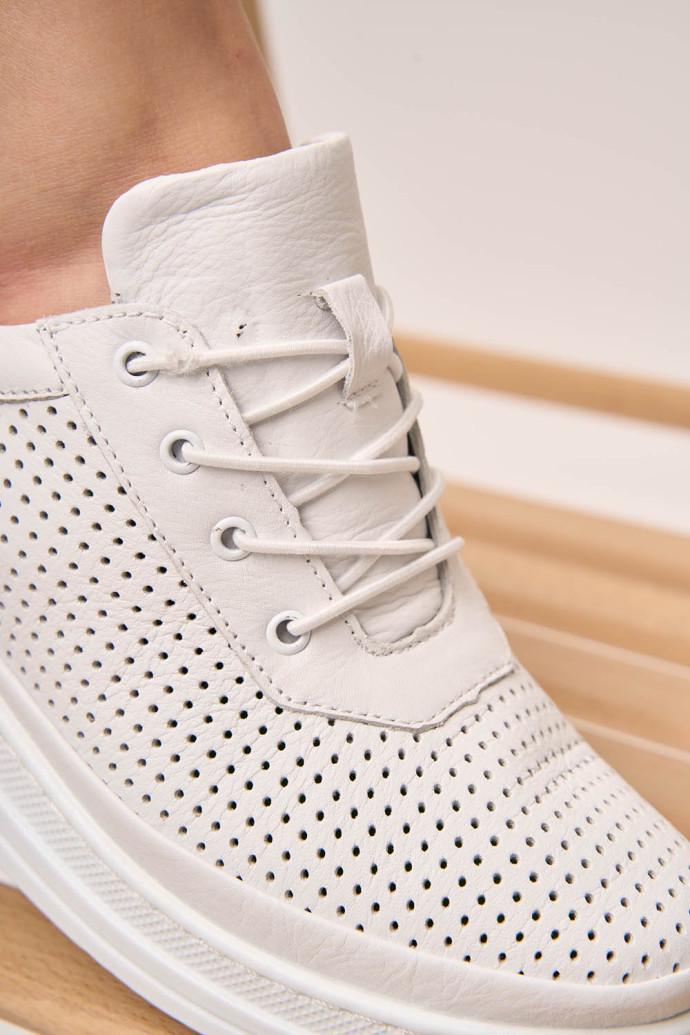 Мокасини жіночі Anna Lucci шкіряні р. 36 Білий (195595) - фото 3 Мокасини жіночі Anna Lucci шкіряні р. 36 Білий (195595) - фото 3