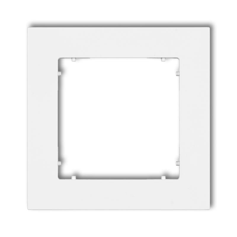 Рамка одинарная универсальная Karlik Mini Белый (MR-1)