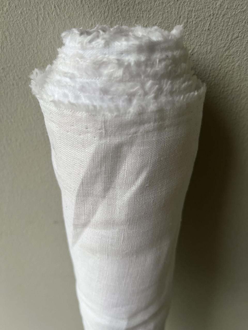 Ткань костюмная LINEN PLUS 100% лен 150 см Белый - фото 6 Ткань костюмная LINEN PLUS 100% лен 150 см Белый - фото 6