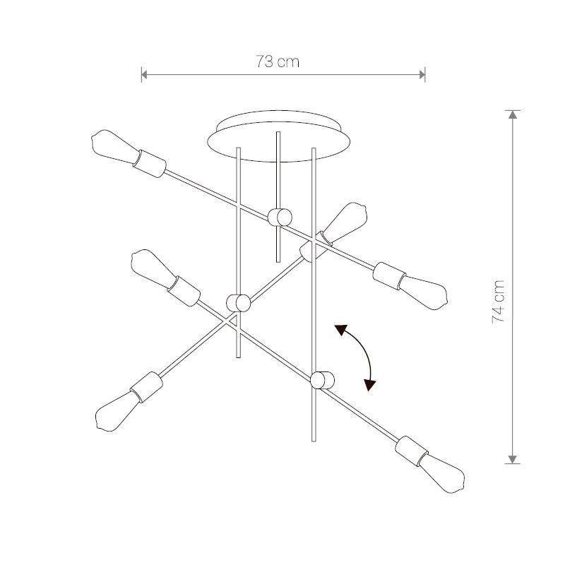 Люстра Nowodvorski Axis 9297 - фото 2