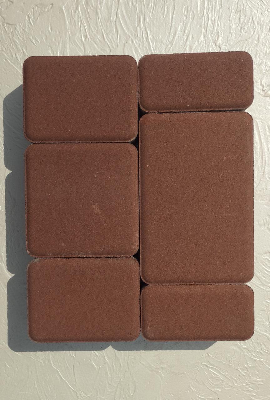 Тротуарная плитка Старый город CONTUR BRUK в=4 Красный - фото 3 Тротуарная плитка Старый город CONTUR BRUK в=4 Красный - фото 3
