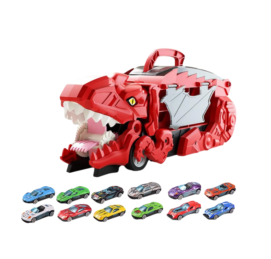 Игрушечный трек Dino Динозавр с трейлером с машинками (2677473662) Игрушечный трек Dino Динозавр с трейлером с машинками (2677473662)