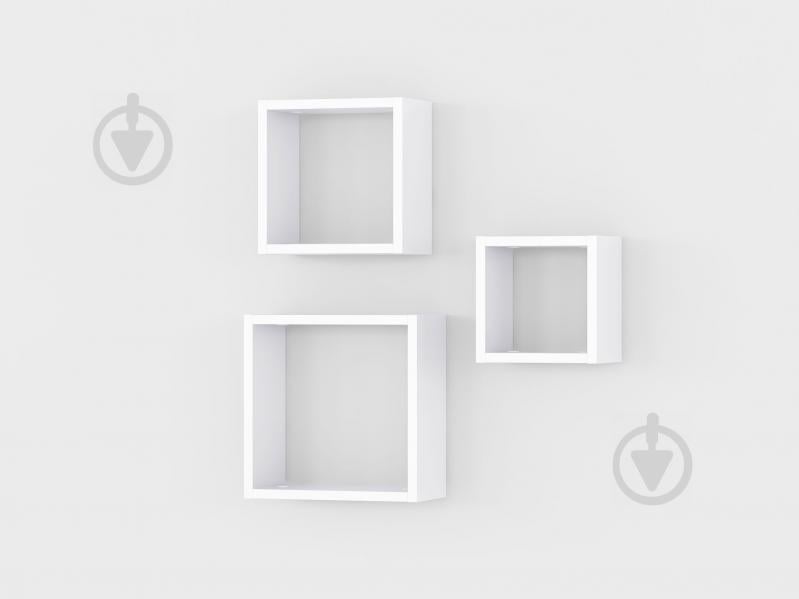 Комплект навесных полок Forte Eva 3 шт Белый