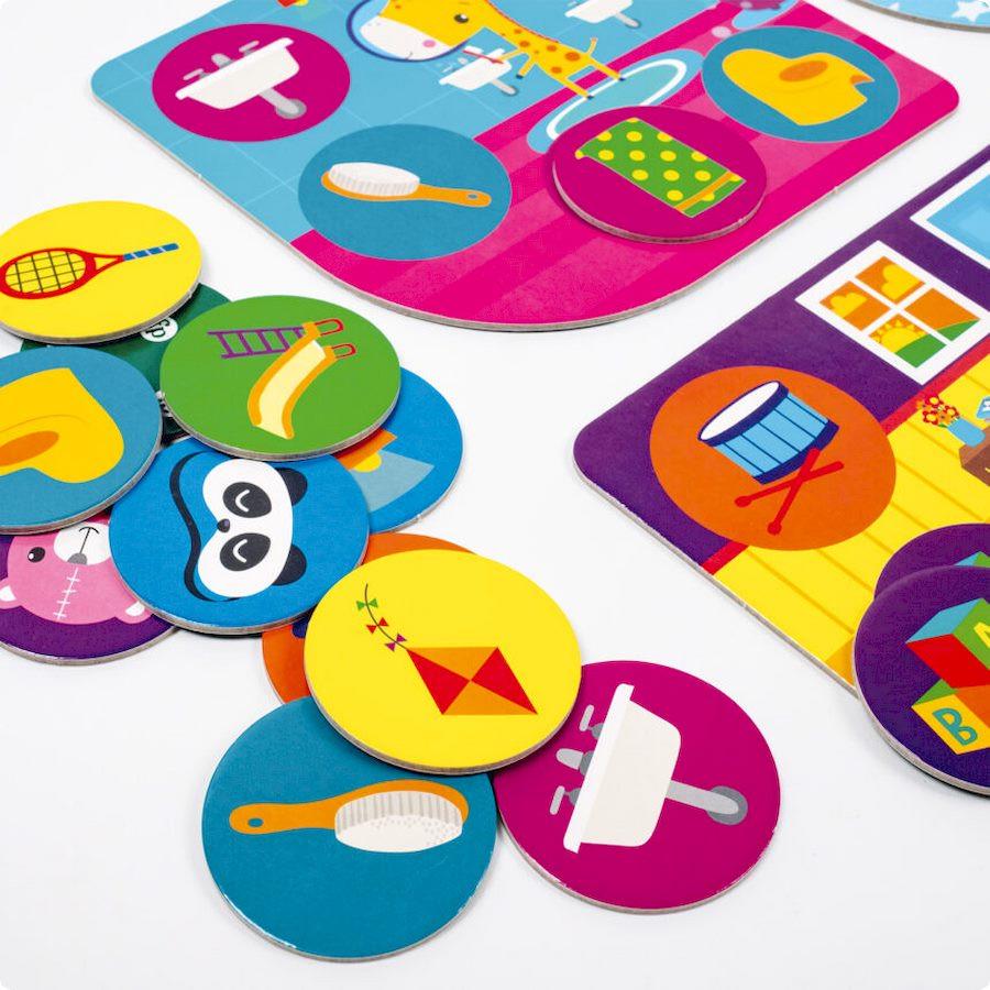 Настільна гра Vladi Toys Fisher Price Лото/Мій день VT2910-02 4 гральні поля (RLT35427) - фото 4