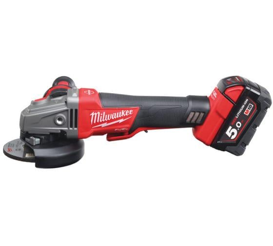 Аккумуляторная шлифовальная машина Milwaukee M18 CAG125XPDB-502X FUEL (4933451544)