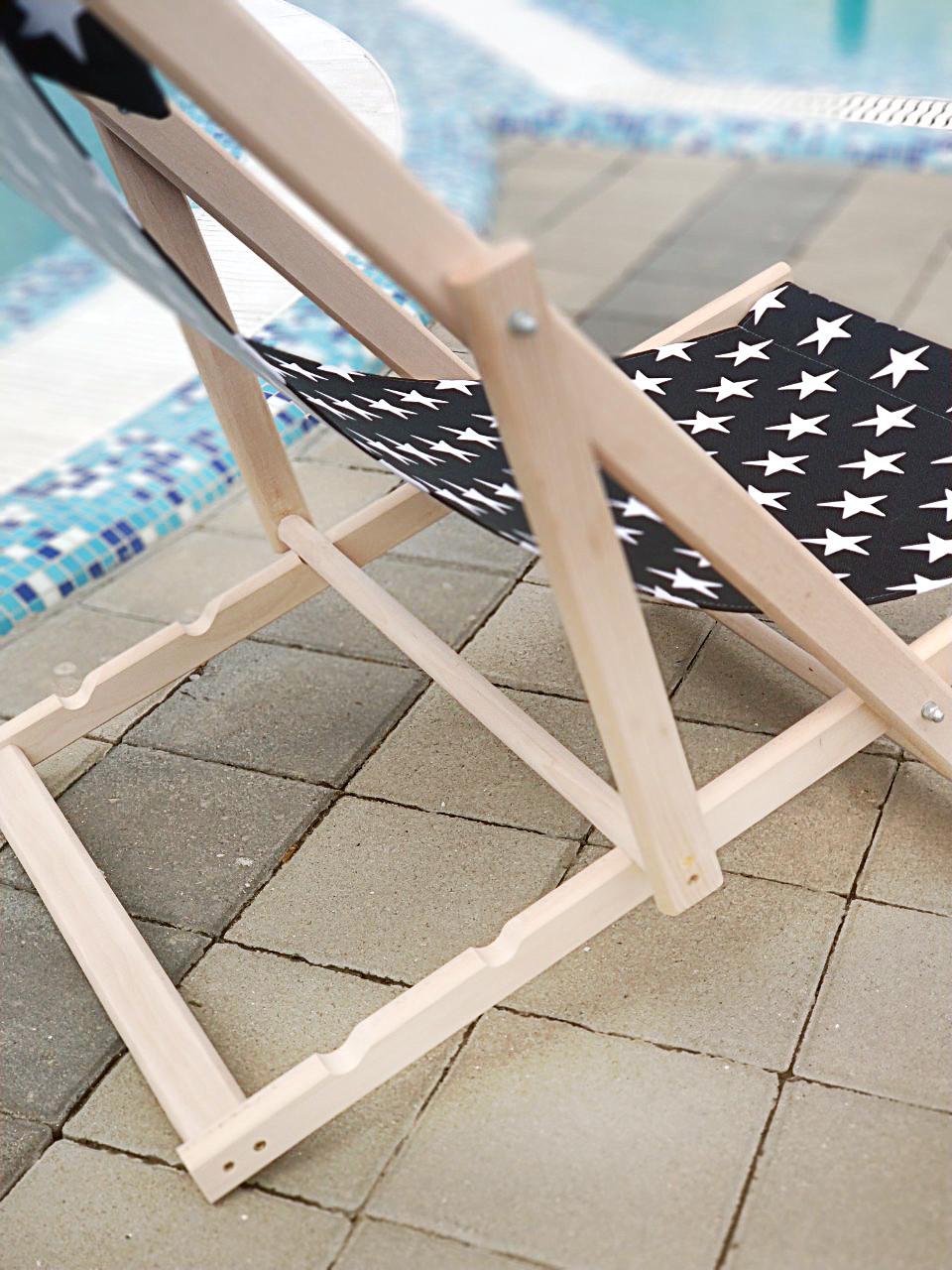 Шезлонг дерев'яний Зірочки - фото 3 Шезлонг дерев'яний Зірочки - фото 3