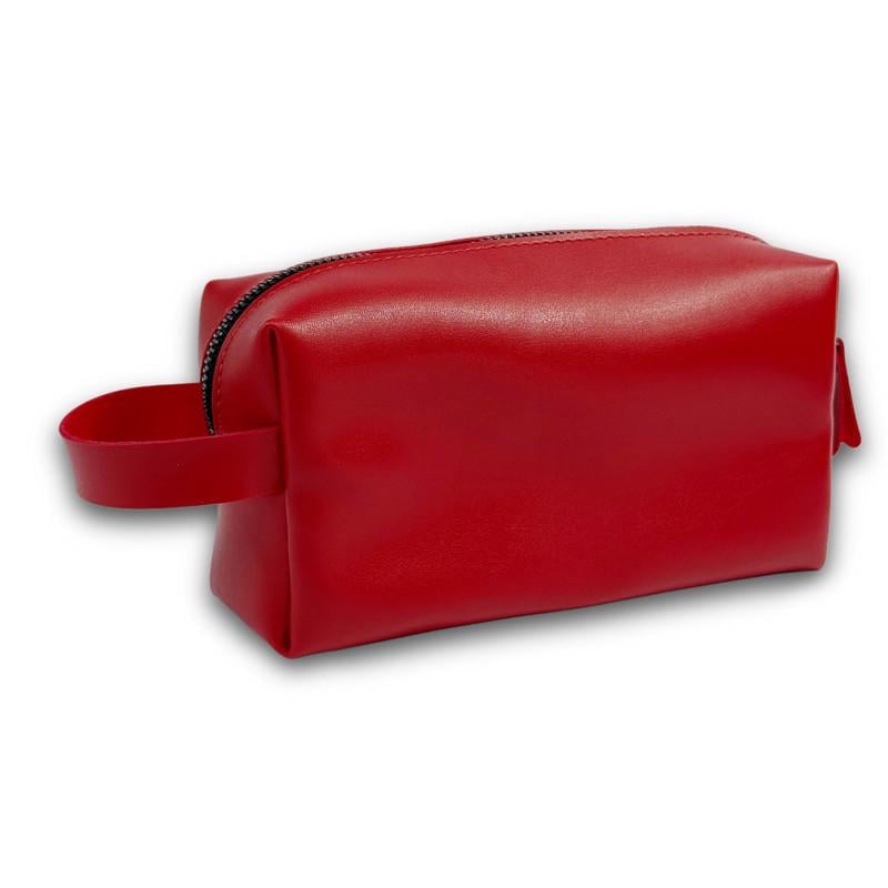 Косметичка из экокожи Gorillas Accessories FR41 Кэти гладкая Красный