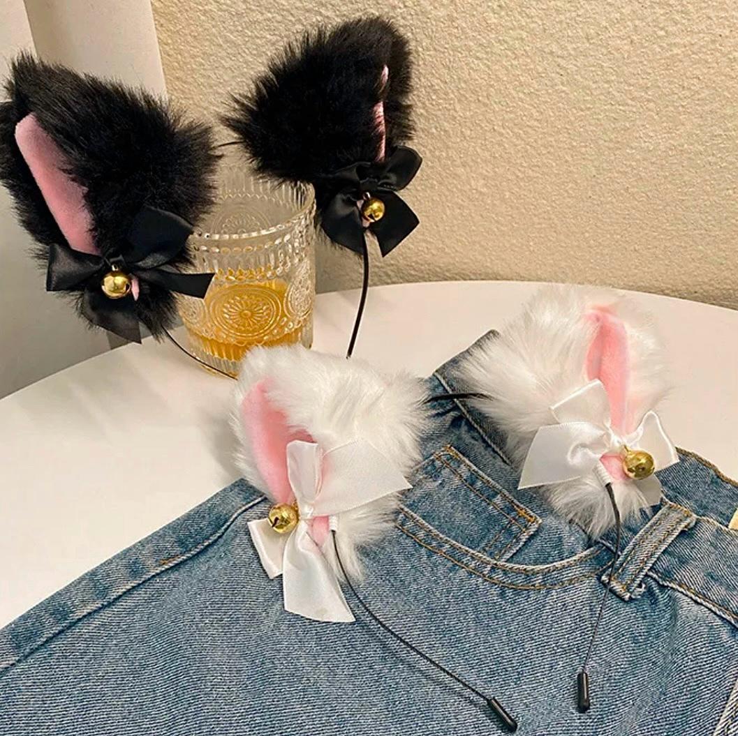 Обручі Wuke Кішка з хутряними вушками та дзвіночками One size 2 шт. - фото 3 Обручі Wuke Кішка з хутряними вушками та дзвіночками One size 2 шт. - фото 3