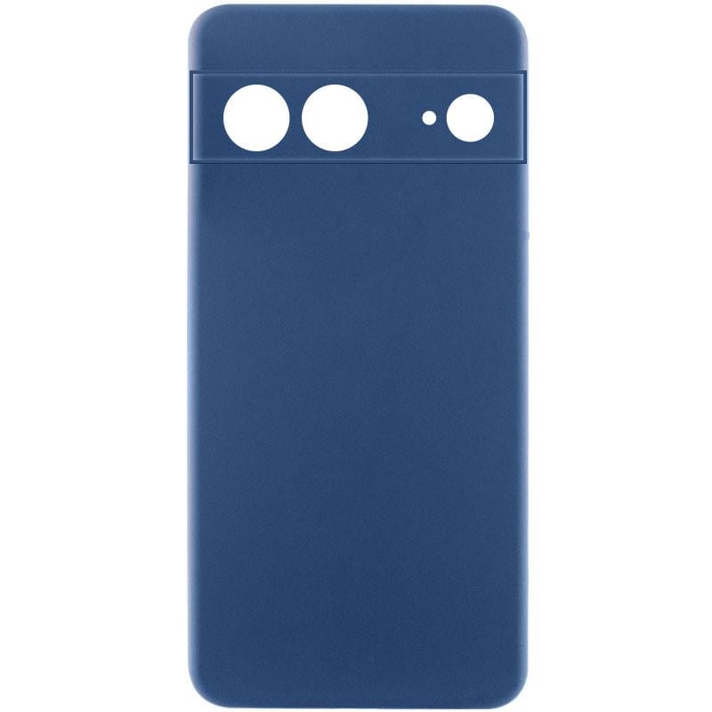 Чохол Silicone Cover Lakshmi Full Camera (AA) для Google Pixel 8 синій