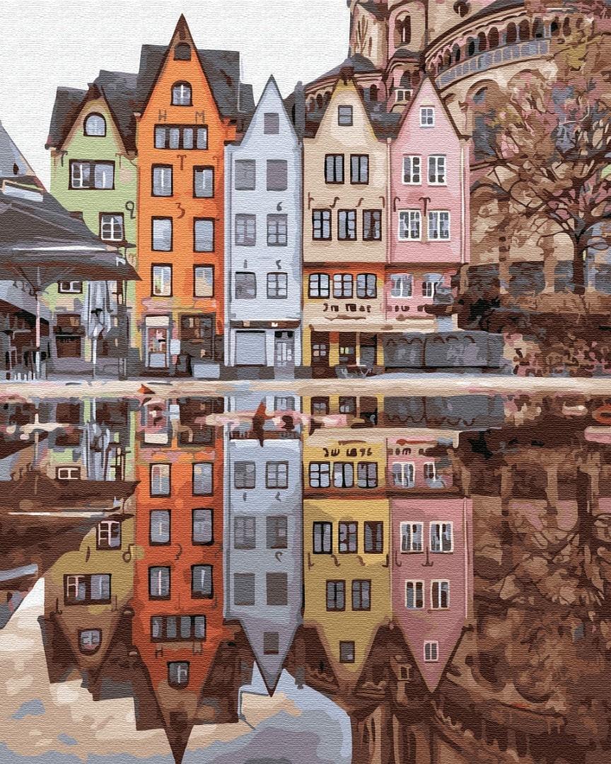 Картина по номерам BrushMe Отображение Стокгольма холст на подрамнике 40x50 см (BS34835) Картина по номерам BrushMe Отображение Стокгольма холст на подрамнике 40x50 см (BS34835)