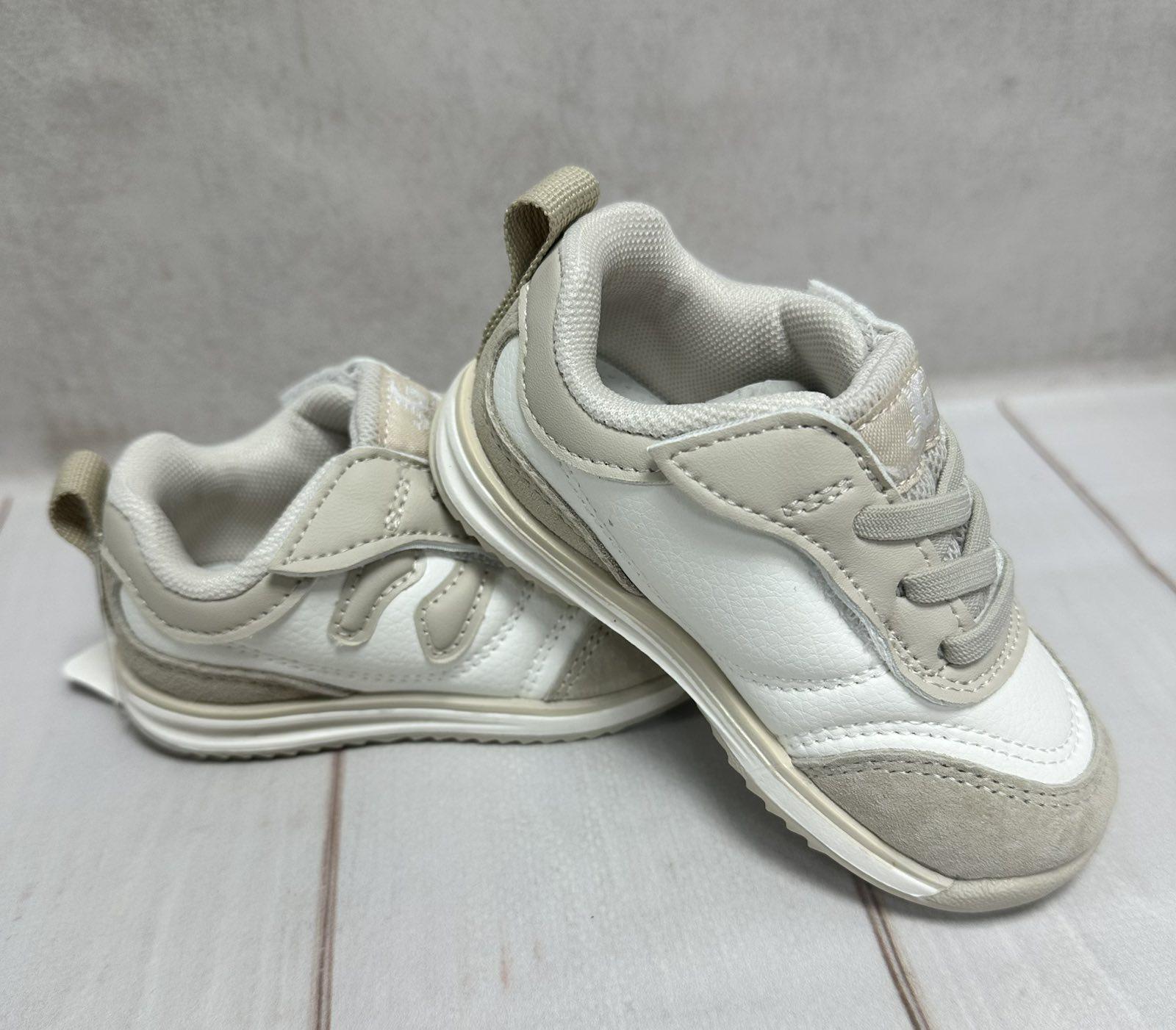 Кросівки дитячі шкіряні Jong Golf на липучці р. 26 16,7 см Бежевий - фото 8