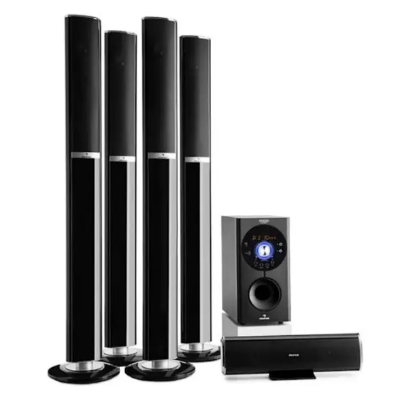 Акустическая система Auna Areal 652 5.1 с поддержкой Bluetooth/USB/SD/AUX домашний кинотеатр 145 Вт (10030885)