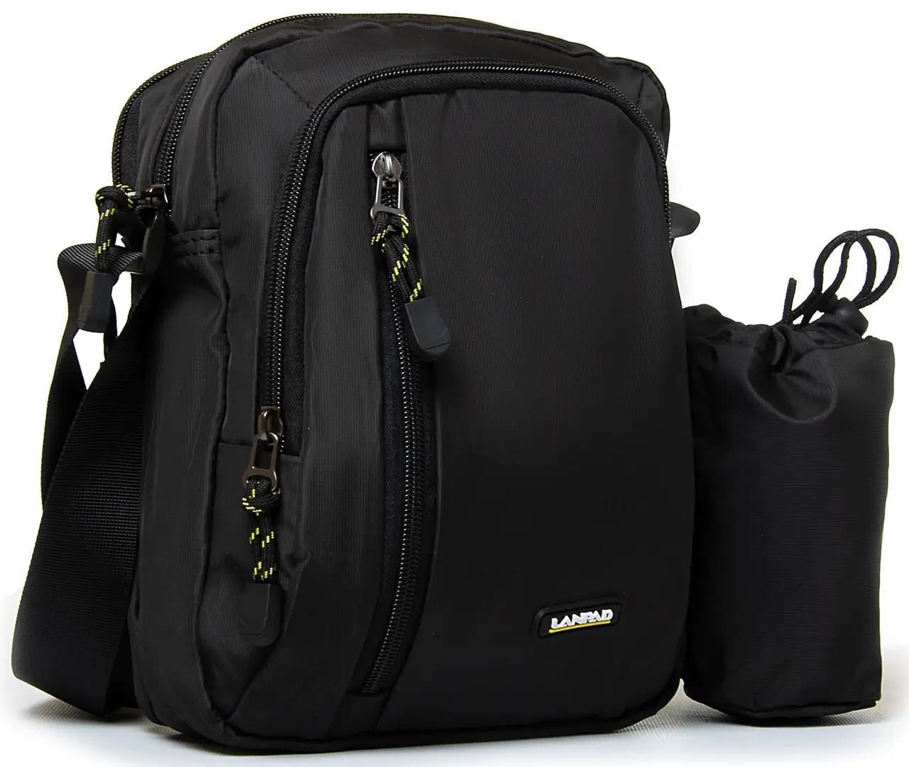 Сумка чоловіча Lanpad Чорний (LAN63741 black)
