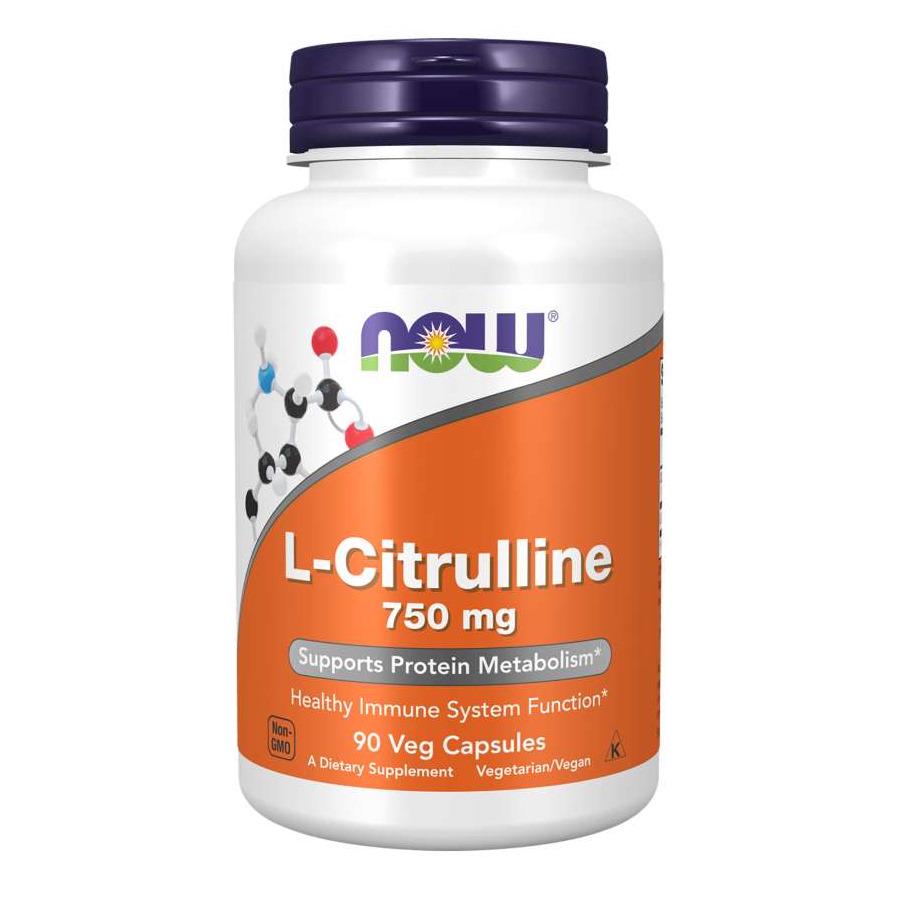 Амінокислота NOW L-Citrulline 750 мг 90 вегакапс. (8010)