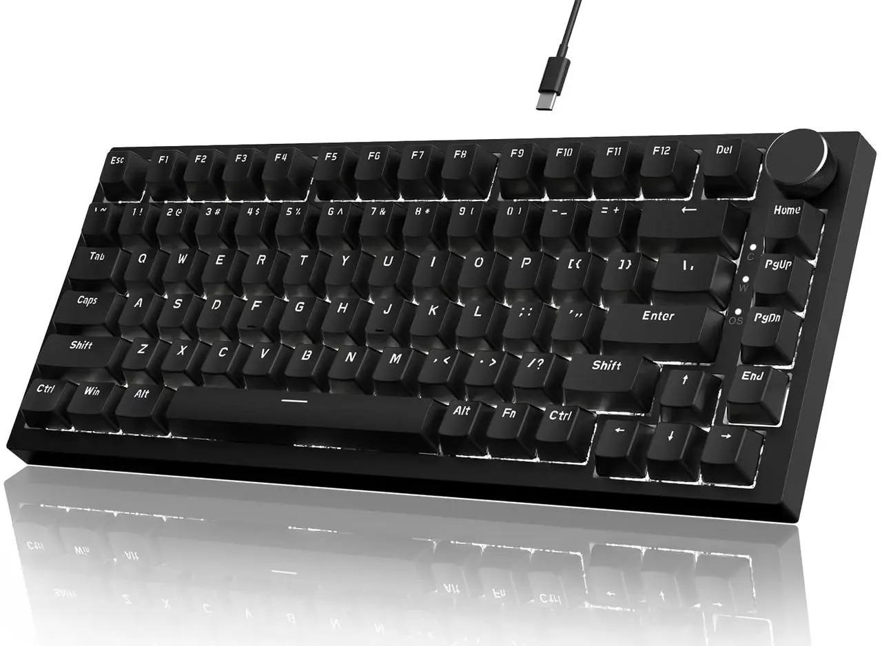 Клавіатура ігрова механічна Ajazz AK820 Чорний (29397223)