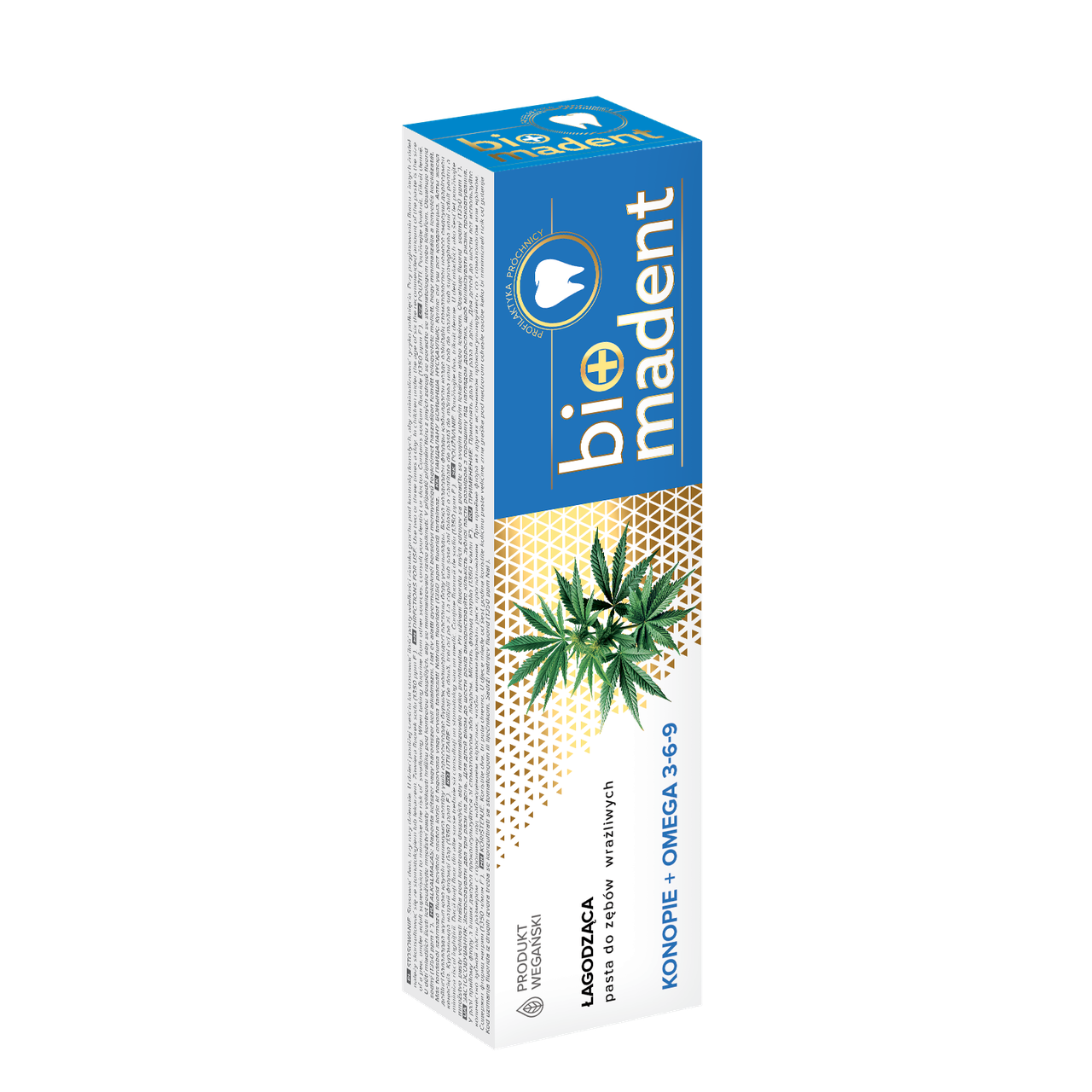 Зубна паста Bio Madent з коноплею та омега-3-6-9 100 мл (2789681789)