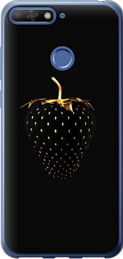 Чехол на Huawei Honor 7A Pro Черная клубника (3585t-1440-42517)