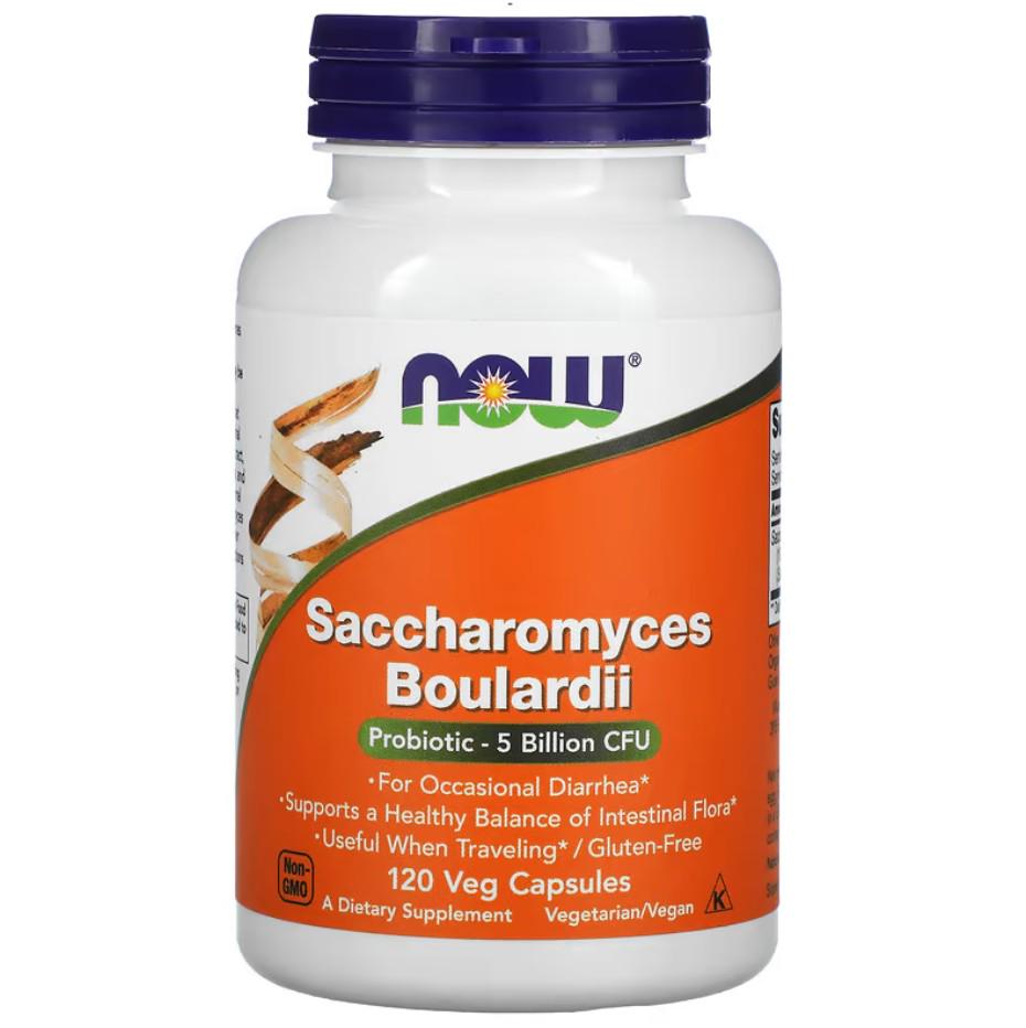 Пробіотик Now Foods Saccharomyces Boulardii 120 капсул