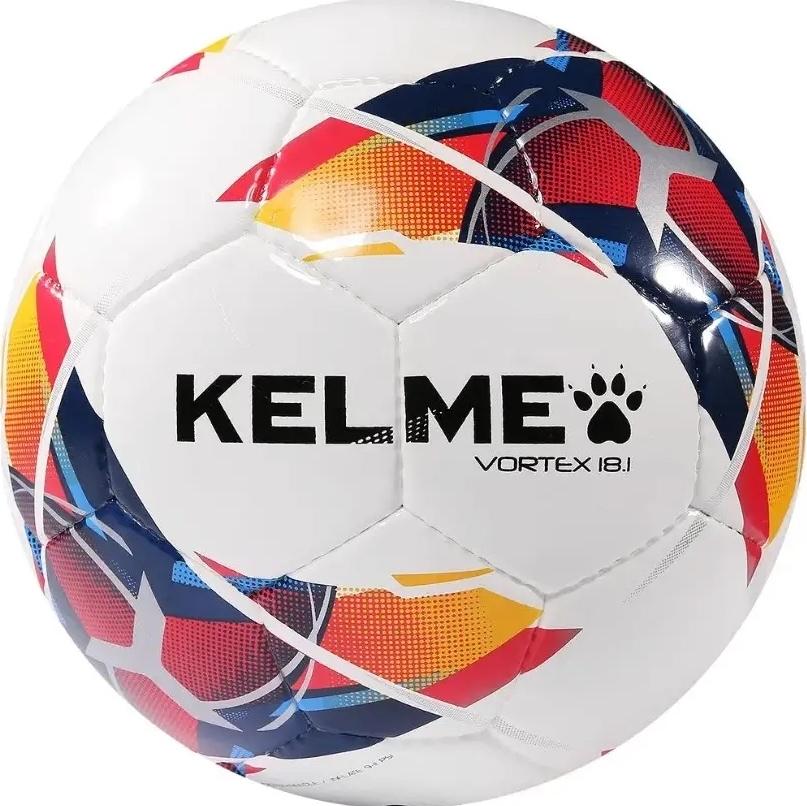 Футбольный мяч KELME VORTEX 18.1 р. 5 Бело-синий (8001QU5002.9423)