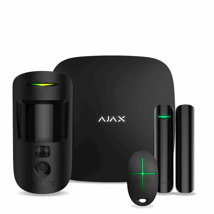 Комплект охоронної сигналізації Ajax HDR StarterKit Cam Black (2890075854)
