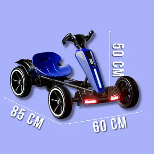 Дитячий електрокарт складаний Bambi M 6277EBR-3 пульт/світло/музика (М6277 Blue) - фото 5 Дитячий електрокарт складаний Bambi M 6277EBR-3 пульт/світло/музика (М6277 Blue) - фото 5